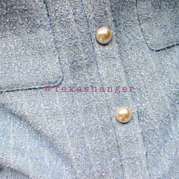 NWT Kate Spade Tweed Shift Dress Size 4 Pale Hydrangea - Picture 2 of 14